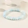 Lote Mixto de Pulseras Nuevas de Color Azul Aguamarina, Venta al por Mayor Transfronteriza de Pulseras con Cuentas de Hielo Roto y Ábaco