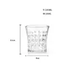 Vaso de Agua de Vidrio sin Plomo con Forma de Diamante Vaso de Whisky Venta Directa del Fabricante Precio Ultra Bajo En Stock Promoción Vaso de Vidrio Grabado al por Mayor