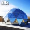 Estrella Azul Transparente de Vidrio Habitación Internet Celebrado Casa de Huéspedes Hotel Aislamiento Térmico Protección Solar Camping al Aire Libre Tienda de Aleación de Aluminio Esférica