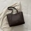 Bolsa saco, grande capacidade, bolsa feminina popular, nova bolsa tote da moda, elegante e versátil, bolsa de ombro casual para o dia a dia