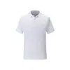 Camisa polo verano camiseta manga corta solapa cuello blanco ropa de trabajo logo impreso imagen bordada camisa publicitaria