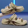 Sandalias para hombre, pantuflas de verano para exteriores para hombre, antideslizantes, nuevo diseño moderno, adecuadas para conducir y uso casual, sandalias deportivas, sandalias de playa, venta al por mayor