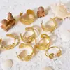 Pulsera Abierta Irregular de Nuevo Estilo Transfronteriza Europea y Americana, Pulsera de Caracola y Estrella de Mar Moderna y Creativa, Joyería Estilo Vacaciones en la Playa