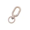 7019 # Hebilla de figura de ocho pintada de aleación de alta calidad, hebilla de calabaza, hebilla de resorte, hebilla colgante para bolsa de equipaje, accesorios de cadena para teléfono móvil al por mayor