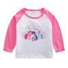 Camiseta de manga larga para niños, ropa infantil, otoño 2022, nueva camiseta de algodón para niñas, primavera y otoño, camisa de fondo estilo coreano para niñas