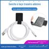 Gerenciamento de Cabos com Velcro Adesivo com Artefato de Armazenamento de Cabos de Dados Suporte Roteador de Cabos de Rede de Computador de Mesa de Parede