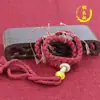 Pingente de Cobre para Tio Corda Chaveiro de Carro Cordão Estilo Tibetano Antigo Corda Trançada à Mão Produtos Semi-Acabados Atacado e Caixa de Presente