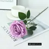 Flores Artificiais de Veludo Dourado Rosa de Alta Qualidade para Decoração de Casa e Casamento, Flores Artificiais Acabadas, Venda por Atacado