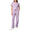 Amazon Popular transfronterizo Secado rápido Ropa para lavar a mano Conjunto Uniforme de enfermera de hospital Ropa de trabajo Hospital de belleza Ropa para lavar a mano