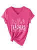 Plantan Semillas Amazon Wish Sitio Independiente Camiseta de Manga Corta con Cuello en V Elegante y de Moda para Mujer