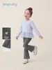 Leggings para bebé niña Jerry, pantalones deportivos de otoño para niños, pantalones largos para niños pequeños, pantalones acampanados de encaje para bebé niña