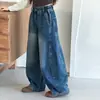 Estilo Nuevo de Otoño Jeans para Niñas Medianas y Grandes Ropa Infantil Niños Niñas Casuales Jeans de Pierna Curva Elegantes Versátiles Modernos