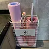 Cesta de Armazenamento para Tapete de Yoga Ferramentas de Fitness Prateleira de Armazenamento para Equipamentos Esportivos Caixa Grande Artefato Armazenamento de Bolas Doméstico