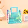 Bolsa de Mão de PVC Laser Transparente Popular Bolsa Jelly Fantasia Colorida Bolsa de Presente Dia das Crianças Embalagem de Plástico Sacola de Compras Personalização