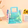 Bolsa de ombro pvc laser senso avançado bolsa de mão presente estilo ins bolsa mágica de gelatina bolsa de presente plástico transparente personalizada