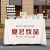 Mantel para Mesa de Celebrante de Internet Mantel para Puesto Tela Publicitaria para Puesto Mantel para Mesa de Mercado Nocturno Auto Caravana Mantel Decorativo para Mercado Tela Colgante para Fondo de Calle
