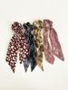 Terno Transfronteiriço Novo Anel de Cabelo Floral de Chiffon Fita Lenço de Seda Lenço Triangular Estampado Acessórios de Cabelo Anel de Cabelo de Laço Lote