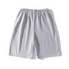 Shorts Casuais de Terry de Algodão 300g para Homens e Mulheres, Calça Esportiva da Moda em Cor Lisa com Bordado de Logo DIY