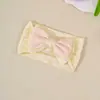 Accesorios para el cabello transfronterizos europeos y americanos para niños, diadema ancha de lazo suave y no restrictiva, diadema de protección de fontanela para bebés, tocado