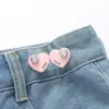 Ponto Broca Amor Cintura Artefato Sem Pregos Sem Costura Botões Fivela Removível Jeans Botões Fivela Ajustável Cintura