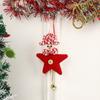 Colgante navideño transfronterizo, adornos colgantes para árbol de Navidad, adornos colgantes de campana de Papá Noel, venta al por mayor