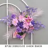 Flores Artificiales para Arreglos Florales de Boda Flores Colgantes Banquete de Compromiso Banquete de Bebé Tablero KT Diseño de Escena Floral para Boda Flores Falsas