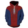Moletom com Estampa de Teia de Aranha Digital 3D Anime Cosplay Pulôver Roupa Exterior Europeia Americana Transfronteiriça Outono Inverno Moletom Solto