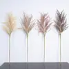 Flores de Caña Altas Artificiales, Flores Secas, Hierba Dorada Artificial Estilo Wabi-Sabi, Decoración de Piso, Arreglo para Escena de Boda, Flores Artificiales al por Mayor