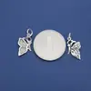 Joyas de Plata de Ley S925 Accesorios Colgantes Colgante de Mariposa de Plata Tailandesa Joyería Hecha a Mano DIY Accesorios de Materiales con Cuentas