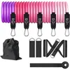 Set de Cuerdas de Tensión de 11 Piezas Más Vendido de Amazon Tensor Tpe Entrenamiento de Fuerza Muscular de Pecho Fitness Interior y Exterior