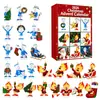 Calendário do Advento de Natal 2026 Caixa Surpresa Rei Demônio de Gelo e Fogo Animação Clássica Mini Pingente de Acrílico Caixa de Presente