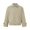 Ru Meng Marca Americana de Moda para Exteriores Chaqueta Patchwork con Diseño Deconstruido para Hombre Otoño Silueta Oversize Ropa Exterior Versátil Casual