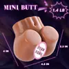 Copo Masturbador Masculino de Bunda, Modelo Realista de Nádegas em Forma de U, Brinquedo Sexual de Meio Corpo