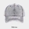 2025 nuevo estilo sombrero de mezclilla lavado gorra de béisbol para hombre de calle color sólido gorra de visera ligera gorra con visera para niños primavera y verano tendencia