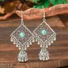 Pendientes Geométricos Populares de Aleación Estilo Resort de Playa para Mujeres Acrílico Turquesa Textura de Moda Pendientes al por Mayor