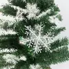 Amazon Transfronterizo Temu Decoración Navideña Plástico PVC Pequeños Copos de Nieve Lentejuelas Accesorios para Adornos de Árbol de Navidad
