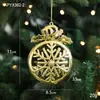 Decoraciones de Navidad, adornos dorados para árbol de Navidad, copos de nieve creativos, zapatos de cristal, colgantes de renos, accesorios galvanizados, colgantes