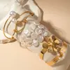 Moda Retro Transfronteriza Europea y Americana Pulseras en Capas Exageradas Geométricas Simples Patrón de Olas Flor Abierta Lisas