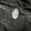 Anillo Imitación Plata Vieja Estilo Antiguo Estilo Étnico Hecho a Mano Plata Miao Bordado DIY Anillo Bordado Viejo Base Accesorios Molde Vacío