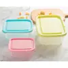 Caja Rectangular de Almacenamiento de Grado Alimenticio Caja para Refrigerador y Microondas Caja de Almacenamiento de Cocina Caja de Plástico Transparente Sellada Caja de Almacenamiento