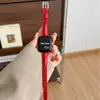 Correa de Cuero Ultra Fina Ajustada para Apple Watch Adecuada para Apple Watch Series 12/11/10