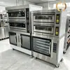 Horno combinado comercial de cocción superior y fermentación inferior, máquina personalizada para hornear y fermentar pan y repostería