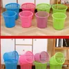 Cubo de Basura Hueco, Modelo Nuevo para Uso Doméstico, Papelera Redonda de Plástico sin Tapa, Papelera para Frutas, Cubo de Moda, Ecológico