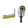 Adaptador de Destornillador en Ángulo de 105 Grados Transfronterizo Herramienta Flexible Varilla con Junta Universal de 360 Grados Juego de Varillas con Junta Esférica de Acero de Colores