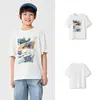 [Mismo Estilo que en el Centro Comercial] Camiseta de Manga Corta Balabala para Niños 2025 Nuevo Verano Tops para Niños Secado Rápido y Sensación Fresca