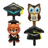 Comercio Electrónico Nuevos Globos Pequeños de Papel de Aluminio de Graduación Decoración Temática de Temporada de Graduación Ceremonia Escena de Trofeo de Doctor