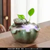 Pequena Roda d'Água Ornamentos de Água Corrente Fonte de Água Circulante Roda Feng Shui Fonte Decoração de Escritório Sistema de Água da Fortuna para Desktop Paisagem