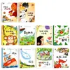 Conjunto de 10 volumes de livros ilustrados premiados de famosos autores chineses para crianças de 3 a 6 anos no jardim de infância, com foco no desenvolvimento emocional e de caráter