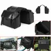 Bolsa Lateral Multifuncional para Bicicleta de Gran Capacidad Bolsa de Almacenamiento para Asiento Trasero de Motocicleta Vehículo Eléctrico Bolsa Trasera de Lona
