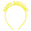 Decoración de Pastel de Cumpleaños Fiesta Niñas feliz Pasador Sombrero de Cumpleaños Niñas Hermosas feliz Cumpleaños Diadema